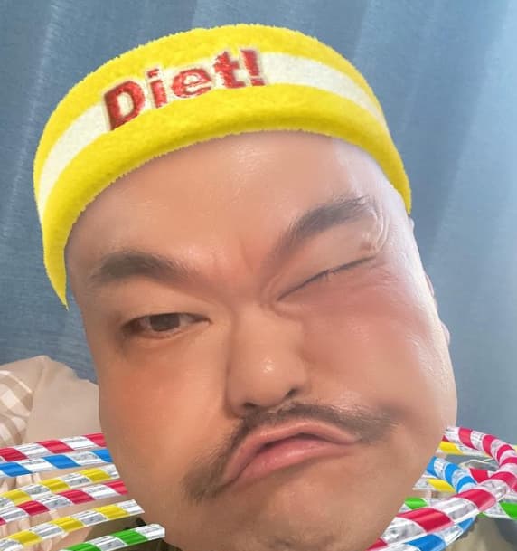 クロちゃん　ダイエットバンダナでエネルギーチャージ！おはおはダイダイ♪