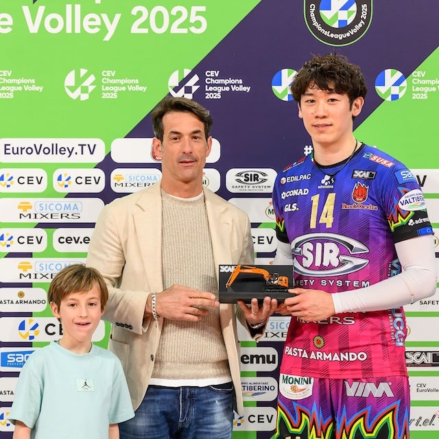 ペルージャがCL準決勝進出！石川祐希は両チーム最多の19得点でMVPを獲得