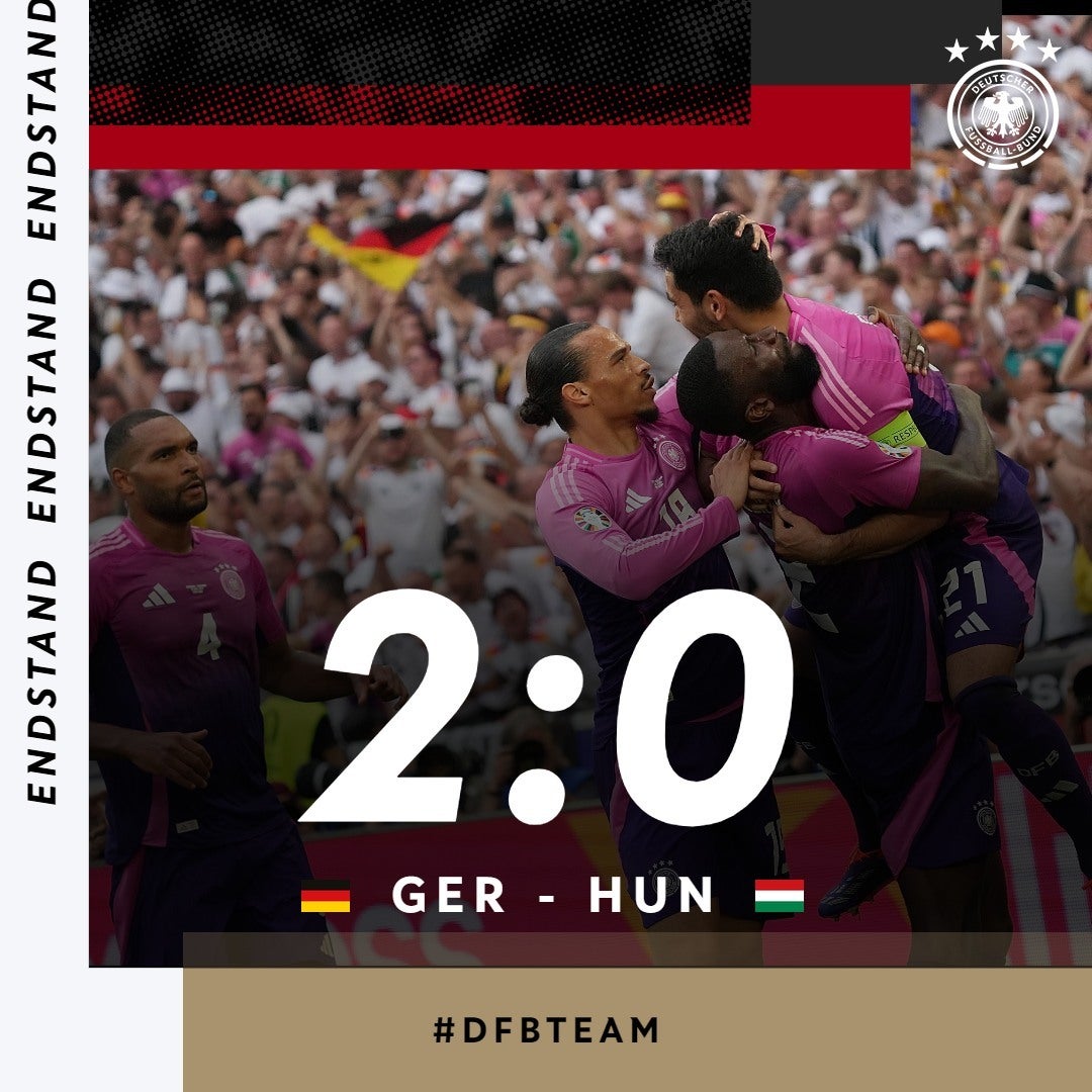 主将が1G1Aの活躍!!ドイツ代表がEURO2024決勝トーナメント進出決定