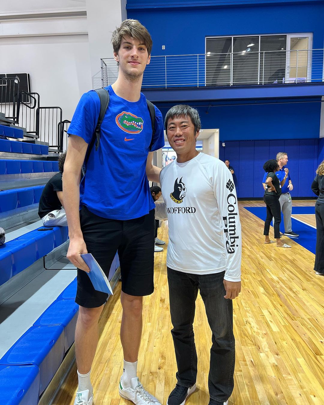 上原浩治 世界最長身の息子同級生を見て驚愕😲「上原さん、ちっちゃ！😂😂😂」