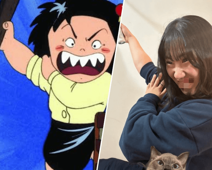 「じゃりんこちえにそっくりと言われました」プロテニス美女、荒ぶる魂でネタを披露しファン驚愕＆歓喜！「猫の顔 笑笑」