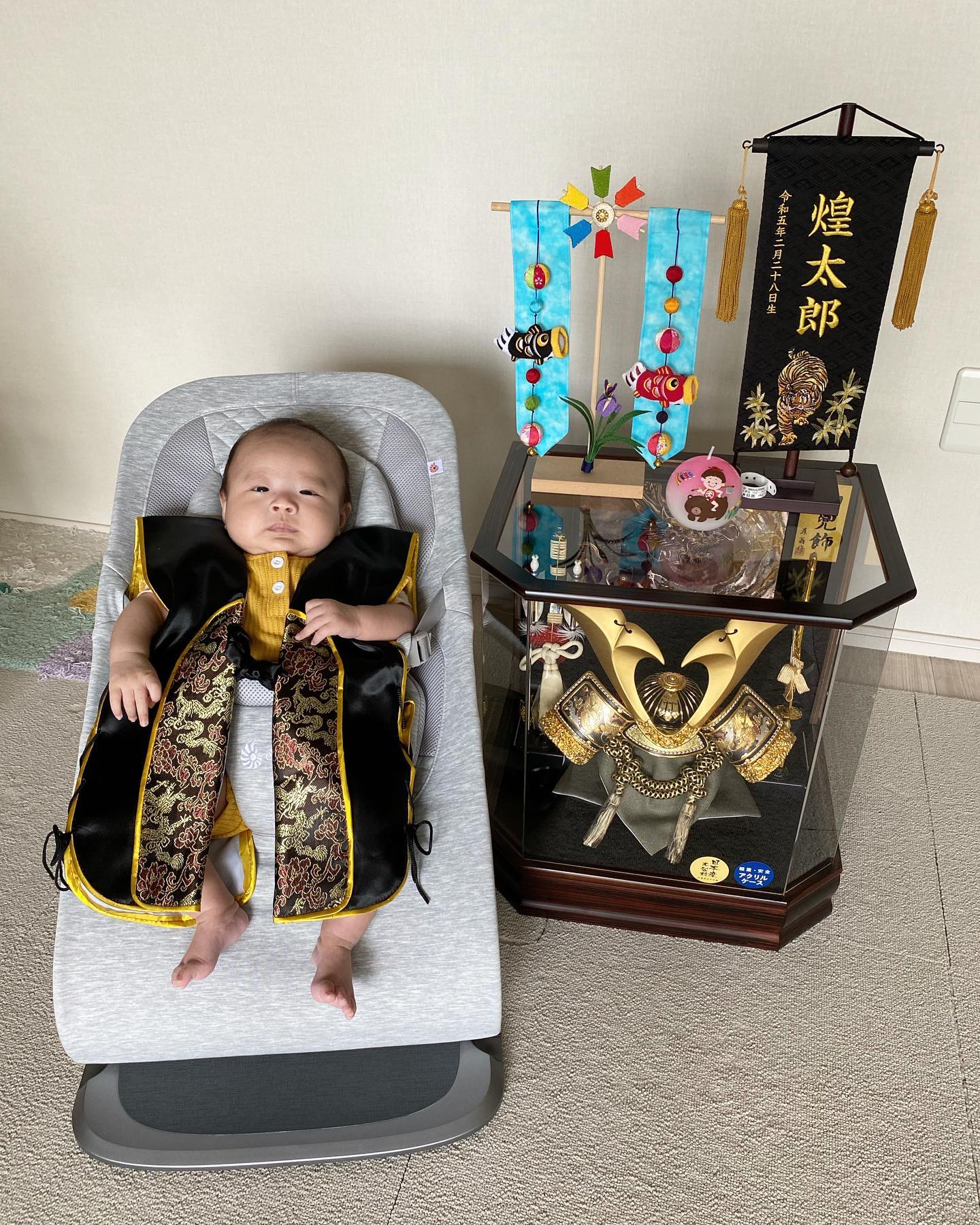 🏐木村沙織が息子の顔出しショット公開📸超豪華な兜に驚きの声💬