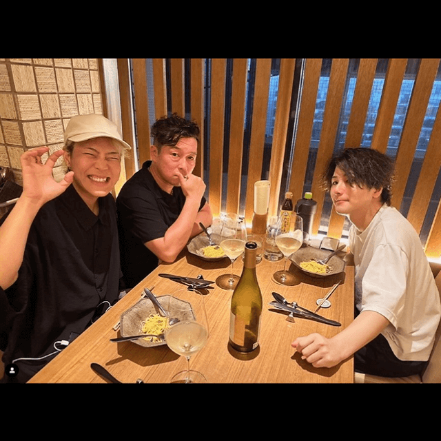 黒沢薫の楽しい食事会「とおるす・浪岡真太郎」とご満悦のひと時