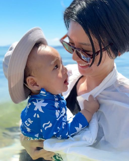 「ボクの夏休み」元バレーボール選手・栗原恵 美しすぎる海で息子と2人キリ！尊すぎる写真を披露！