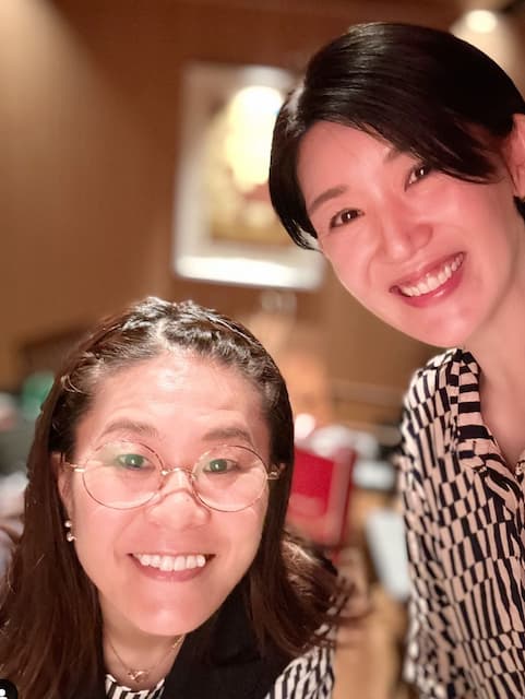 栗原恵　元なでしこジャパン澤穂希とツーショット