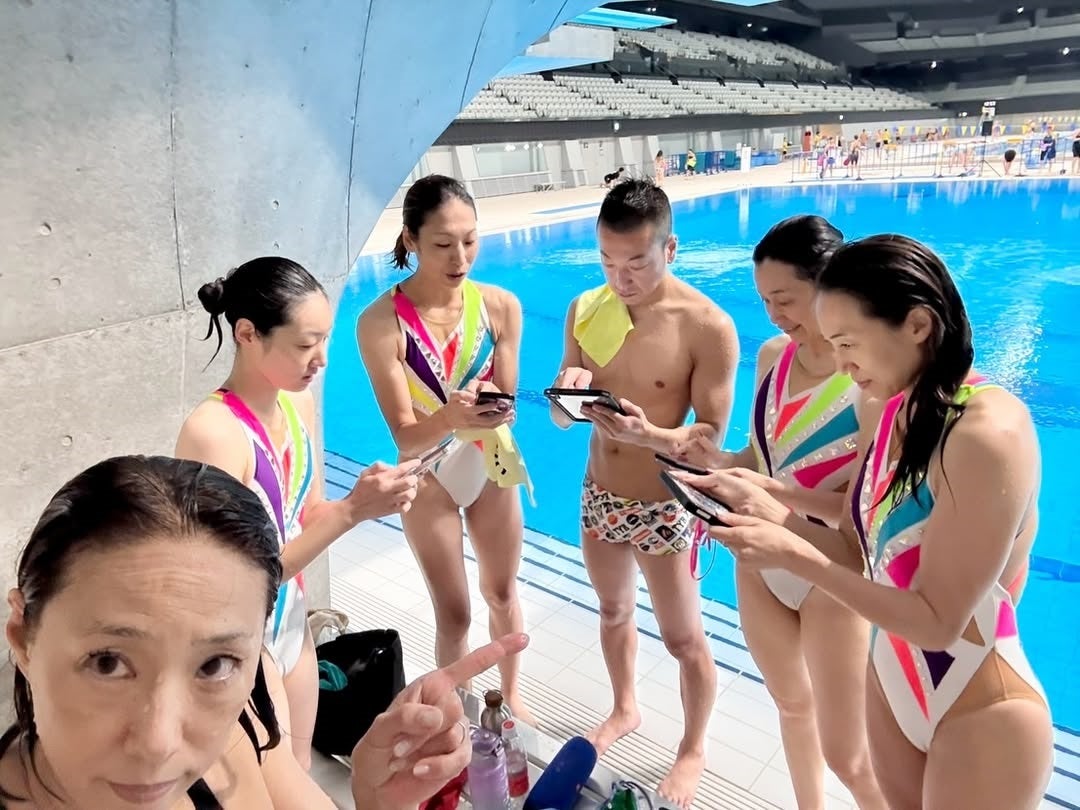 今も健在！美人シンクロオリンピックメダリスト、真剣に世界マスターズに挑み、メンチ勝つ！！