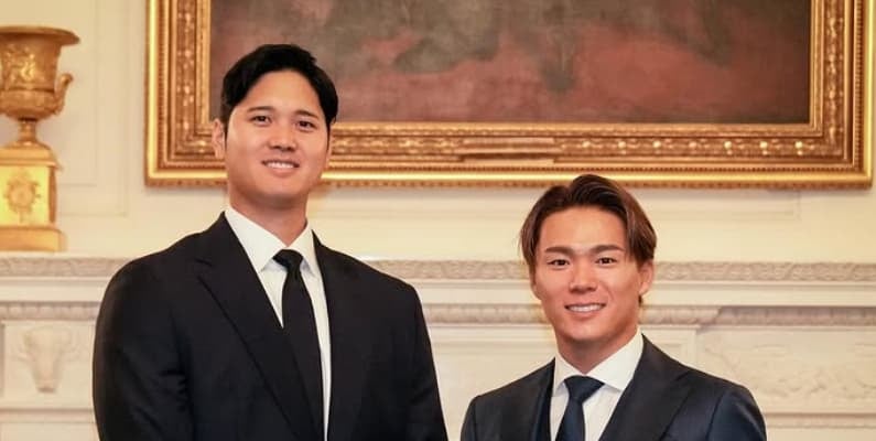 ドジャースがホワイトハウスに！！表敬訪問の様子を公開！