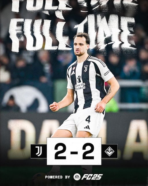 日本人DF に興味のユヴェントスが年内ラストマッチをドローで終える