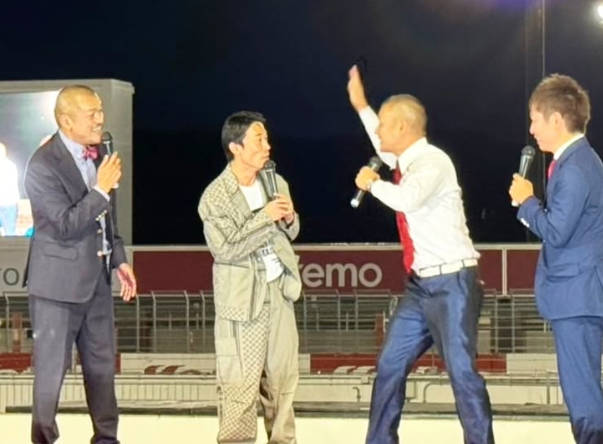 爆笑と感動！益子卓郎がもてぎ花火祭典で熱演ステージ