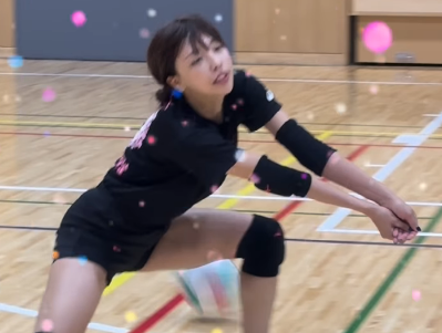 個性派のスポーツ美女子、