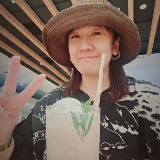 谷亮子が取材の合間にフレッシュレモンソーダを楽しむ！