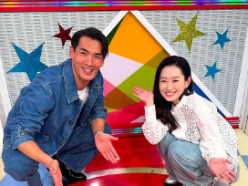 「スタジオが家みたい⁉」槙野智章、島袋寛子との2ショット公開！『笑ってコラえて！』で大盛り上がり！