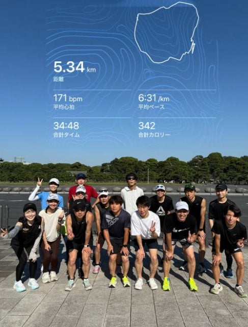 「真夏の早朝5km」宮崎結希乃、ランイベント第2回成功　“動きづくり”メニューで充実ラン