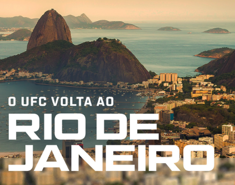 UFC 必見！UFCが10月に“リオの夜”へ帰還！ファン待望のブラジル大会がついに開催決定
