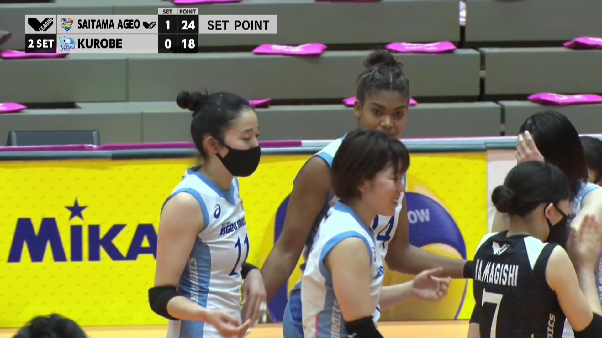 Ｖリーグ女子　埼玉上尾メディック vs. KUROBEアクアフェアリーズ 2022/3/6【ハイライト】