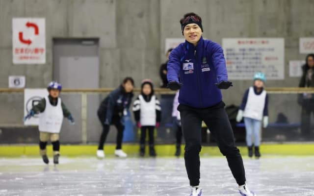 小島良太が香川県でスケート教室を開催「またリンクで会いましょう」