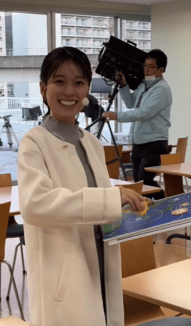『ピタニュー』気象キャスター・中本栞菜、オフ感あふれる激レア動画の気象予報が可愛すぎると話題！