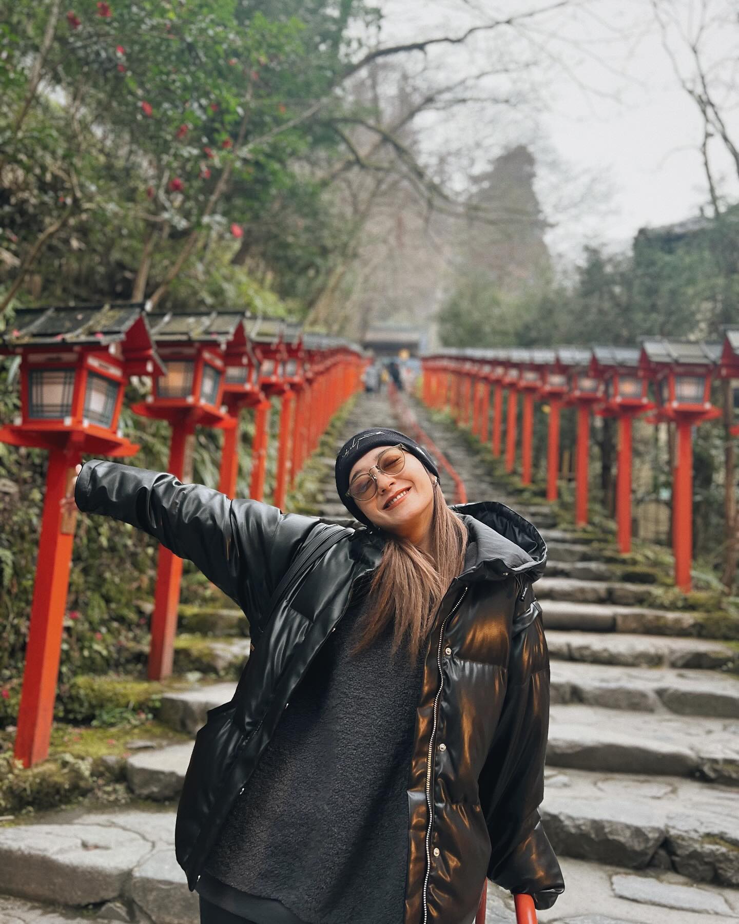 みちょぱ　初詣で運気アップのはずが…🐲⛩