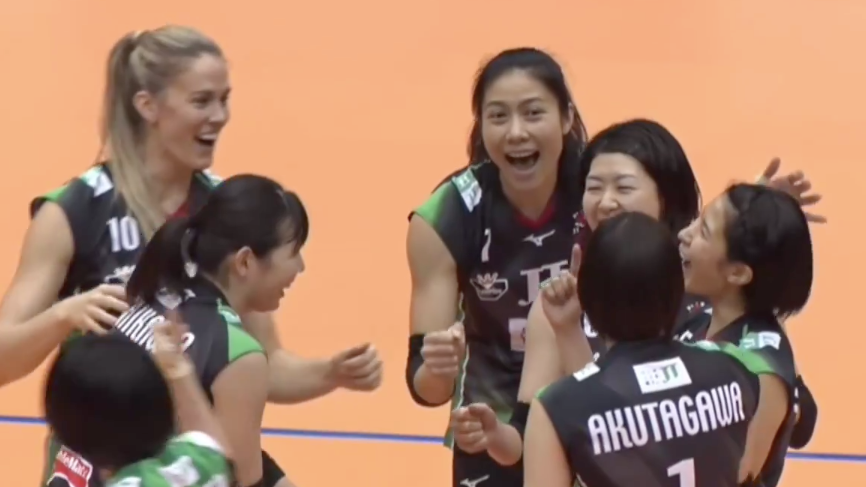 Ｖリーグ女子　JTマーヴェラス vs. 日立Astemoリヴァーレ 2022/1/9【ハイライト】
