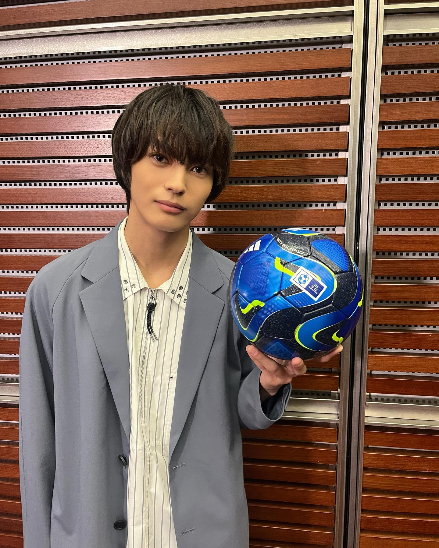 イケメンショットを投稿📸神尾楓珠が全日本 U-12サッカー選手権大会応援サポーターに就任⚽️