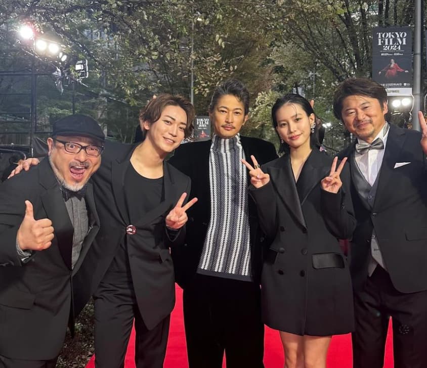 窪塚洋介　豪華共演者達とレッドカーペット