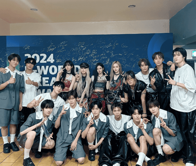 aespaとNCTの豪華な家族写真　「美男美女過ぎてどこ見ればいいかわからない！」