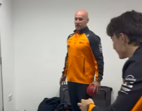 「次はNBA挑戦!?」オスカー・ピアストリ、バスケットボールの腕前を披露