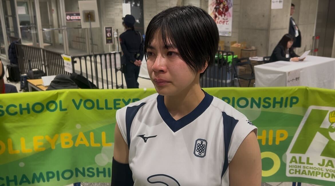 【動画】福岡女学院・萩原千尋に試合後インタビュー【春高バレー2026】