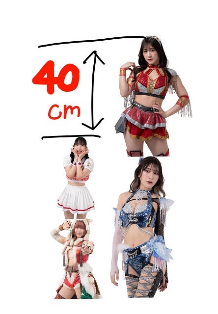 計40㎝!?東京女子プロレスで身長差が大きすぎるタッグマッチが開催