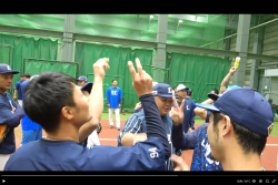 西武・所沢秋季練習最終日!!　円陣を組んで臨む