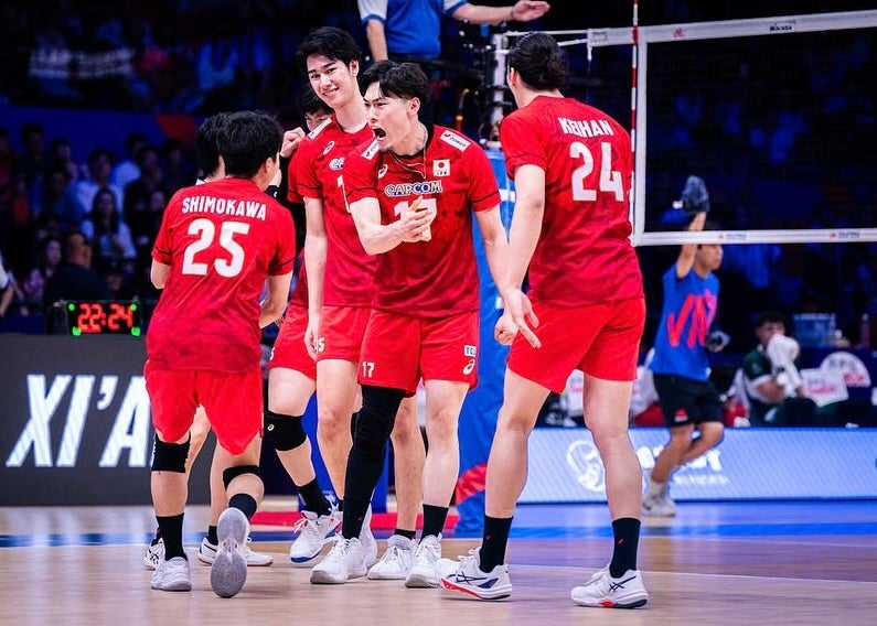 日本代表、VNL第1週終了　高橋慶帆が“団結の瞬間”を投稿