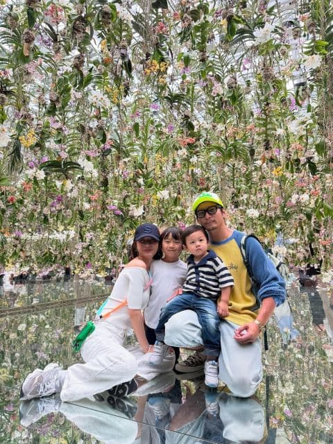 「へっぴり腰可愛すぎてたまらない」元EXILE・黒木啓司、家族と友人とチームラボへ！