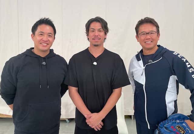 前田健太がYouTubeチャンネルにゲスト出演し憧れの人と対面✨