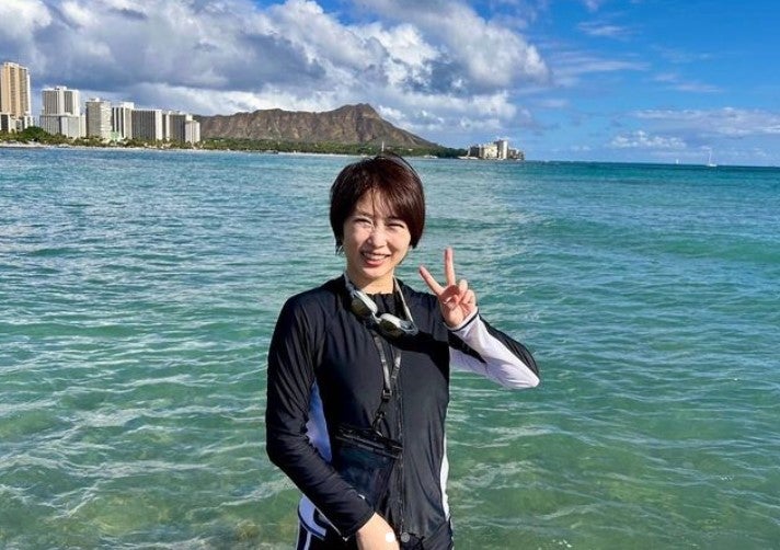 ハワイ満喫の志田未来、マリンスーツ姿に「可愛い」の声殺到