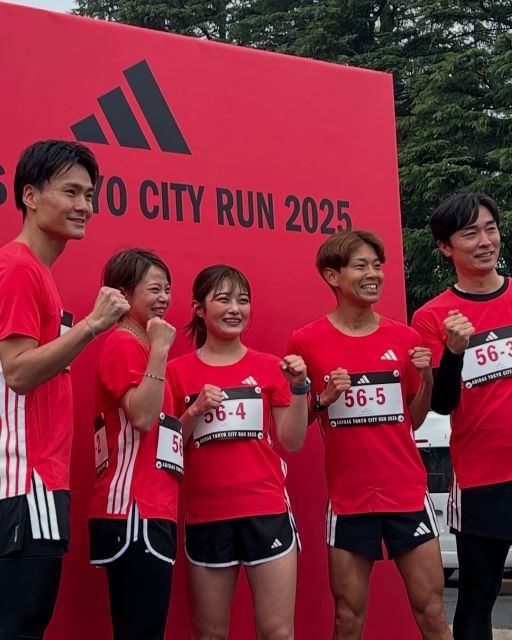 井上咲楽、ADIDAS RUNで笑顔全開！仲間との最高の思い出に