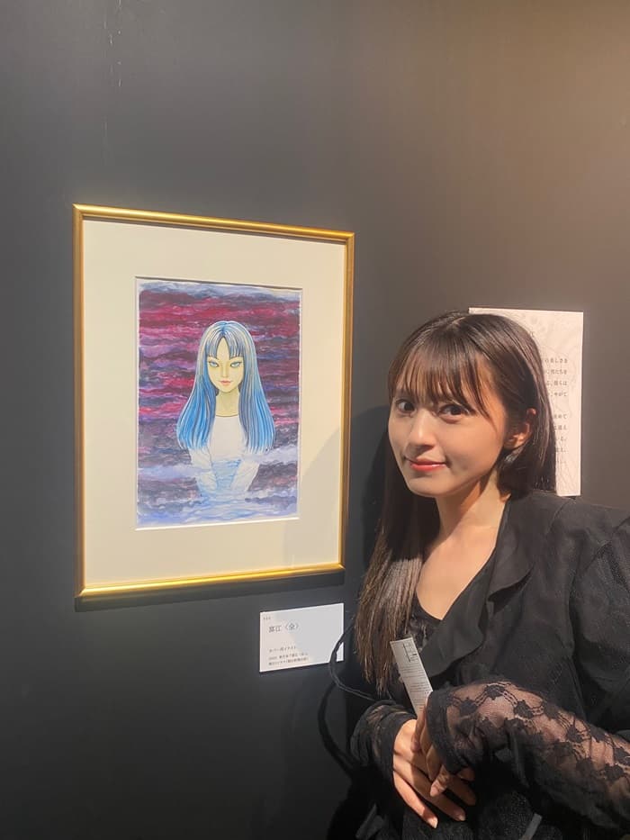 逢田梨香子が伊藤潤二展で感動報告！