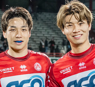 「感動の再会！」コルトレイクが角田涼太朗のレンタル加入を発表！日本人コンビに期待がかかる