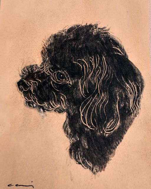 有吉弘行が「描いてもらった」愛犬の絵が素敵すぎると話題！