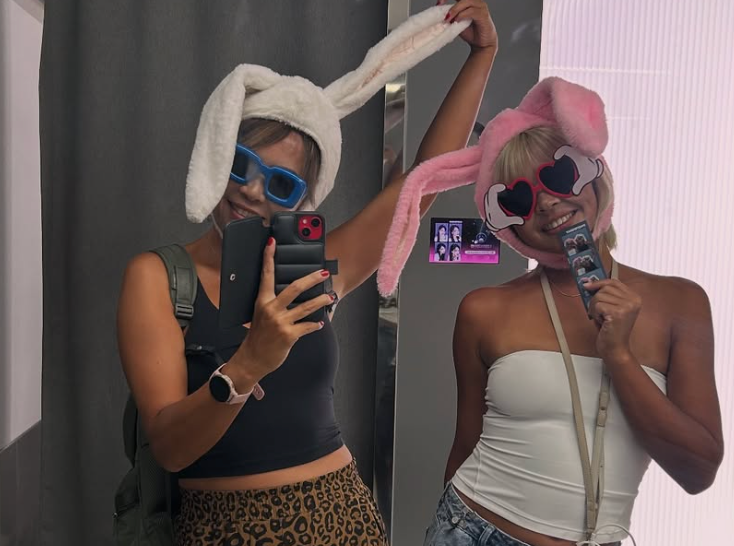 胸熱体験！ビーチバレー浦田景子、韓国プリクラで見せた笑顔