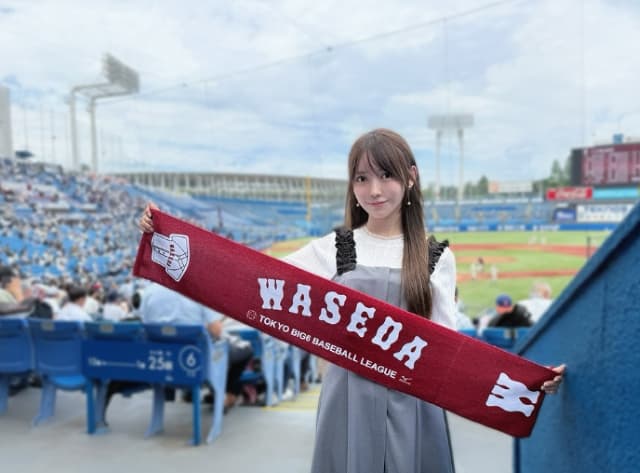 乃木坂46・黒見明香が東京六大学野球を観戦「胸が熱くなりました」