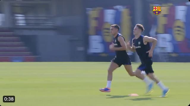 バルセロナの至宝2人がリハビリに励む