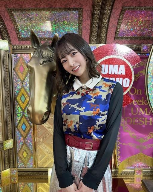 「馬コーデ上手くて萌える」北野日奈子が可愛らしい馬柄コーデを披露！！