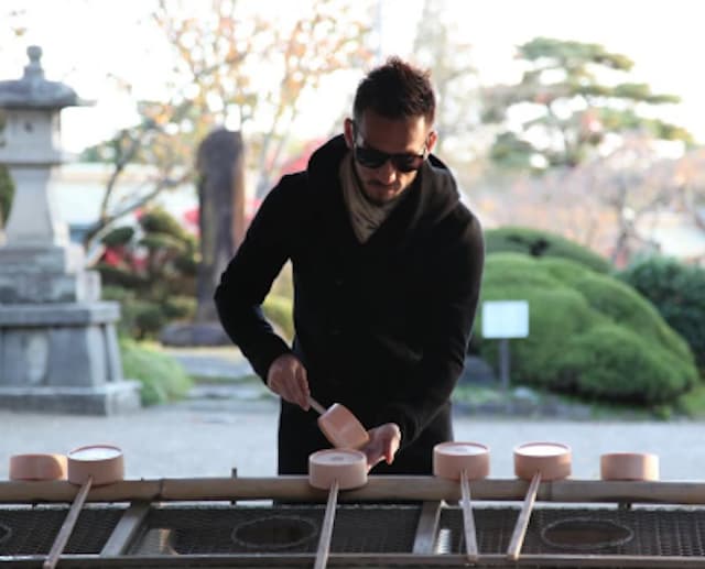 『落ち着いた趣を感じる』中田英寿、志波彦神社・鹽竈神社の庭園を巡る
