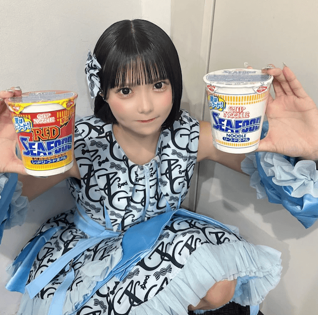 CANDY TUNE・福山梨乃が「カップヌードル愛」を披露！レッド派？それとも王道派？