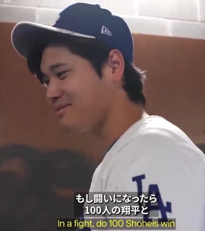 「100人の大谷翔平 vs ゴリラ」勝つのは!? ドジャース選手陣の珍回答がじわる