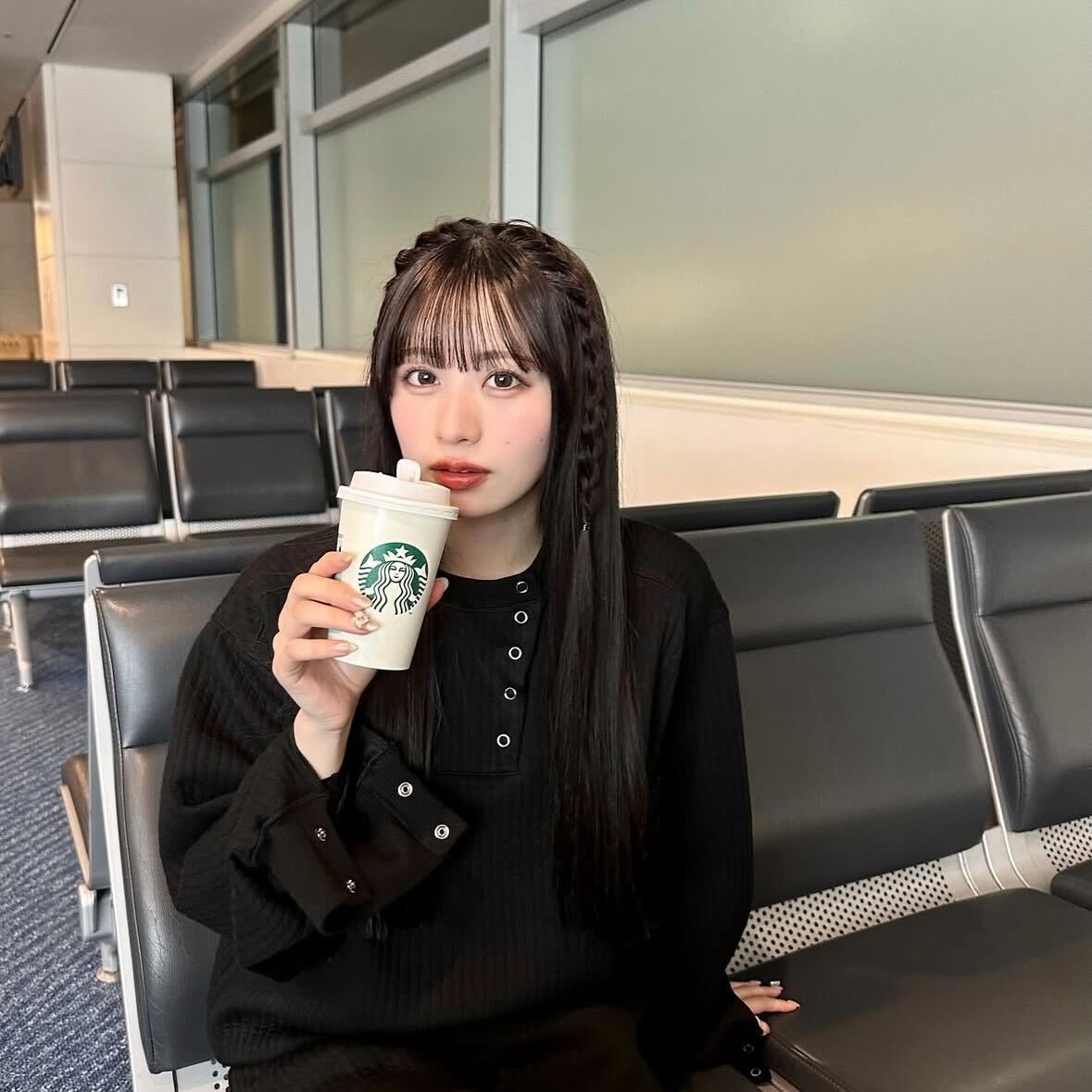 CANDY TUNE・立花琴未の空港コーデ「髪の毛かあいい」