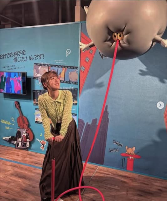 SKE 48・鎌田菜月がトムとジェリー展を観覧しポップな世界観を堪能！