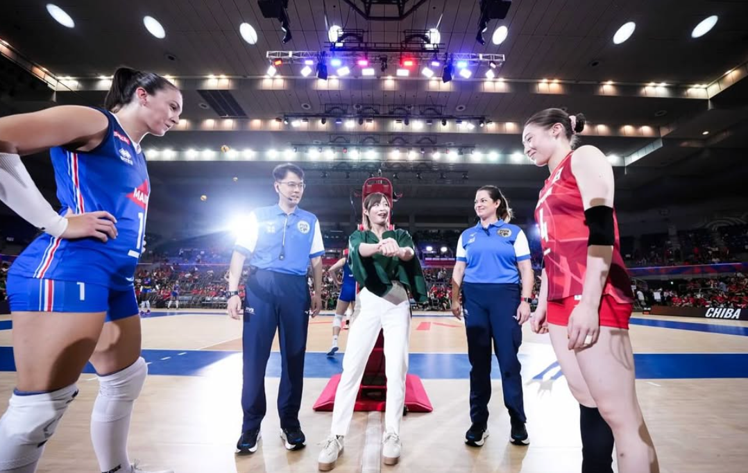 オリンピアン初挑戦！角田夏実、VNLで緊張の“コイントス”を体験