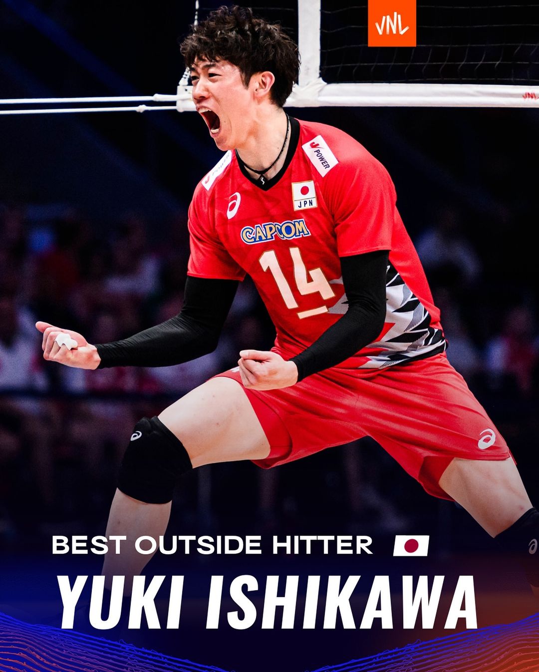 VNLベストアウトサイドヒッター・石川祐希の好プレー集