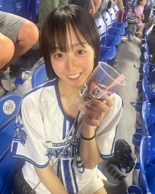 「凄すぎました」ベイスターズガチファン美女タレント、今季10試合目観戦